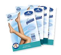 Sauber Linea Classica Open-Toe Collant 70Den Microrete Colore Medio Taglia 4
