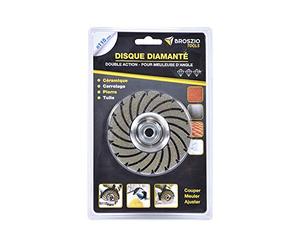 Sauber Meister Disco diamantato 115 | Disco diamantato per smerigliatrice angolare | Disco da Taglio Materiali da Costruzione | Dischi diamantati smerigliatrice