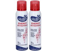 Sauber Pharma Energy Antitraspirante Spray 72h 2x150 ml Spray