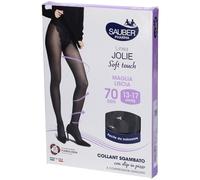 Sauber Pharma Jolie Collant Mutanda Pizzo 70 Denari Nero Taglia 4 1 pz
