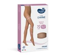 Sauber Pharma - Linea Charme - Collant Maglia Liscia 70 Den (13-17 mmHg) - Taglia 4 Beige