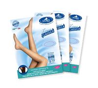 Sauber Pharma Linea Supercoprente Collant 70DEN Maglia Liscia Colore Blu Navy Taglia 3