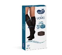 Sauber Calza Uomo Anatomica 70 Den Filato Cotone Nero Taglia M