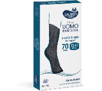 Sauber Pharma Sauber Linea Uomo Q-Skin Calza 70 Den Nero/Den Taglia L/XL