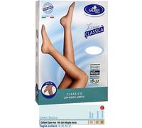 Sauber Collant Open Toe Maglia Liscia 140 Denari Colore Neutrobeige Taglia 5 Linea Classica