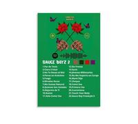 Sauce Boyz Eladio Carrión Poster impermeabile da parete, stampa domestica, impermeabile, a prova di umidità, facile da installare e resistente allo sbiadimento, senza cornice, 20 x 30 cm