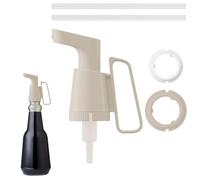 Sauce Pump Dispenser - Press Nozzle Adapters, Leakproof Condiment Bottle | Dispense Thick Sauces Effortlessly Without Messy Drips Or Counter Spills Using Our Smooth Pressing Condiment Pump Heads.