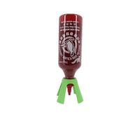 Saucensepp: Il portabottiglie intelligente Sriracha per l'ultima goccia. Facile da dosare senza agitare. Un must per gli amanti dello Sriracha. Salsa Sriracha, porta salse confezione da 2 (verde lime)