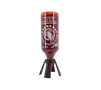 Saucensepp: Il portabottiglie intelligente Sriracha per l'ultima goccia. Facile da dosare senza agitare. Un must per gli amanti dello Sriracha. Salsa Sriracha, porta salse confezione da 2 (nero)