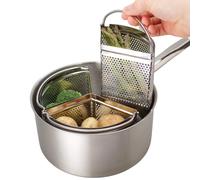 Saucepan Triple Divider And Separator Set - Saves Energy and Space When Cooking.