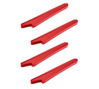 SAUCER Gommini di ricambio per occhiali da sole Oakley Bottle Rocket OO9164, rosso e rosso