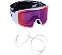 Saucer Inserto Clip-On | Inserto ottico Rx per Oakley Flight Deck L OO7050 | OO7064 | OO7104 | OO7105 Occhiali da sci - Trasparente, Trasparente, Taglia unica