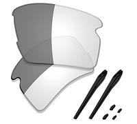 Saucer - Kit di lenti di ricambio e gomma per occhiali da sole Oakley Flak 2.0 XL OO9188, (Alta difesa, attivata fotocromatica.), Taglia unica