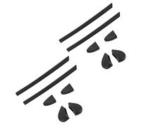 SAUCER Kit di ricambio per naselli e gommini per occhiali da sole Oakley Romeo 2, nero e nero