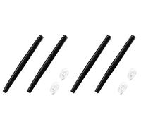 SAUCER Kit di ricambio per naselli e gommini per occhiali da sole Oakley Squared Wire 2.0, nero e nero