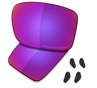 Saucer - Lenti di ricambio per occhiali da sole Oakley Double Edge, (High Defense - Midnight Sun Polarized), Taglia unica