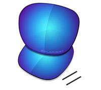 Saucer Lenti di ricambio premium e cuscinetti auricolari per occhiali da sole Oakley Pitchman R OO9439, Alta difesa - Blu Glacier Polarizzato, Taglia unica