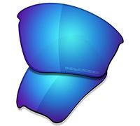 Saucer Lenti di ricambio premium e kit di gomma per Oakley Half Jacket XLJ, Blu Glacier Polarizzato, Taglia unica
