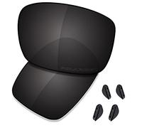 Saucer Lenti di ricambio premium e kit di gomma per occhiali da sole Oakley Drop Point OO9367 60mm High Defense - Carbon Black Polarizzato