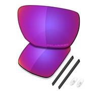 Saucer Lenti di ricambio premium e kit di gomma per occhiali da sole Oakley Ejector OO4142, Midnight Sun Polarizzato, Taglia unica