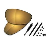 SAUCER Lenti di ricambio premium e kit di gomma per occhiali da sole Oakley Juliet ad alta difesa - Bronzo Oro Polarizzato