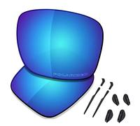 SAUCER Lenti di ricambio premium e kit di gomma per occhiali da sole Oakley Mainlink XL OO9264-61 mm ad alta difesa - Glacier Blue Polarized