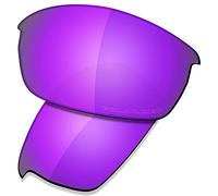 SAUCER Lenti di ricambio premium e kit in gomma per Oakley Flak Jacket | Flak Jacket Low Bridge Fit Occhiali da sole ad alta difesa - Viola viola polarizzato