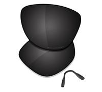 Saucer Lenti di ricambio premium e naselli per occhiali da sole Oakley Actuator OO9250A, Carbon Black Polarizzato, Taglia unica