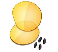 Saucer Lenti di ricambio premium e naselli per occhiali da sole Oakley Clifden OO9440, Alta Difesa - Hd Giallo Non Polarizzato, Taglia unica