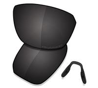 SAUCER Lenti di ricambio premium e naselli per occhiali da sole Oakley Split Shot OO9416 ad alta difesa - Carbon Black Polarized, Carbon Black Polarizzato, Taglia unica