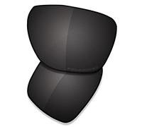SAUCER Lenti di ricambio premium per Oakley Sylas OO9448 | Sylas Low Bridge Fit OO9448F Occhiali da sole ad alta difesa - nero carbonio polarizzate