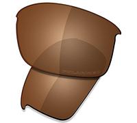 Saucer Lenti di ricambio premium per occhiali da sole Oakley Bottle Rocket High Defense, ambra marrone polarizzato Taglia unica