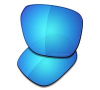 Saucer Lenti di ricambio premium per occhiali da sole Oakley Crossrange Patch OO9382, Blu Glacier Polarizzato, Taglia unica