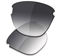 Saucer Lenti di ricambio premium per occhiali da sole Oakley Frogskins Lite OO9374, High Defense - Grey Gradient Tint Polarizzato, Taglia unica