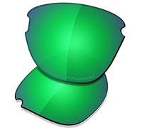 Saucer Lenti di ricambio premium per occhiali da sole Oakley Frogskins Lite OO9374, High Defense - Jade Green Polarizzato, Taglia unica