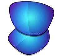 Saucer Lenti di ricambio premium per occhiali da sole Oakley Frogskins XXS OJ9009, Alta difesa - Blu Glacier Polarizzato, Taglia unica