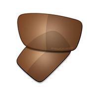 SAUCER Lenti di ricambio premium per occhiali da sole Oakley Gibston OO9449 ad alta difesa, colore: marrone ambra polarizzate