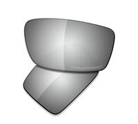 Saucer Lenti di ricambio premium per occhiali da sole Oakley Gibston OO9449, Metallo Cromato Polarizzato, Taglia unica