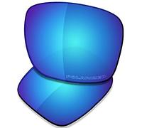 SAUCER Lenti di ricambio premium per occhiali da sole Oakley Holbrook Mix OO9384 | Holbrook Mix Low Bridge Fit OO9385, Blu Glacier Polarizzato, Taglia unica