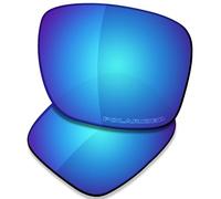 Saucer Lenti di ricambio premium per occhiali da sole Oakley Holbrook XXL OO9487, Blu Glacier Polarizzato, Taglia unica