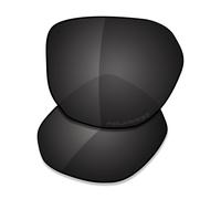 Saucer Lenti di ricambio premium per occhiali da sole Oakley Latch Beta OO9436, Alta definizione: nero di carbonio polarizzato, Taglia unica