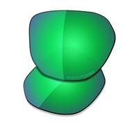 Saucer Lenti di ricambio premium per occhiali da sole Oakley Latch Beta OO9436, Alta definizione: verde giada polarizzata, Taglia unica