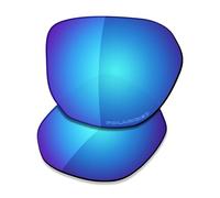 Saucer Lenti di ricambio premium per occhiali da sole Oakley Latch Beta OO9436, High Definition - Glacier Blue Polarized, Taglia unica