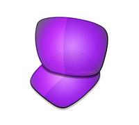 Saucer Lenti di ricambio premium per occhiali da sole Oakley Latch SQ OO9353, Alta difesa - Viola Viola Polarizzato, Taglia unica