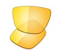 Saucer Lenti di ricambio premium per occhiali da sole Oakley Leffingwell OO9100, Hd Giallo Non Polarizzato, Taglia unica