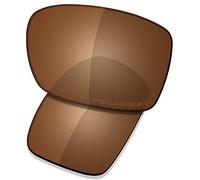 Saucer Lenti di ricambio premium per occhiali da sole Oakley Turbine OO9263, Marrone Ambra Polarizzato, Taglia unica