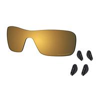 Saucer Lenti di ricambio premium per occhiali da sole Oakley Turbine Rotor OO9307 ad alta difesa - Bronzo Oro Polarizzato