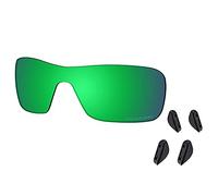 Saucer Lenti di ricambio premium per occhiali da sole Oakley Turbine Rotor OO9307, ad alta difesa, colore: verde giada polarizzate