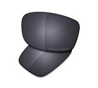 Saucer Lenti di ricambio premium per occhiali da vista Oakley Surface Plate OX5132, 54 mm, Scudo Nero Polarizzato, Taglia unica