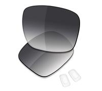 Saucer Lenti e naselli di ricambio premium per occhiali da sole Oakley Coldfuse OO6042, Grigio sfumato Tinta Non Polarizzata, Taglia unica